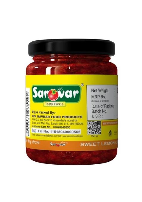 Just Sarovar Sweet Lemon Crush Pickle No Artificial Flavours 1 Kg