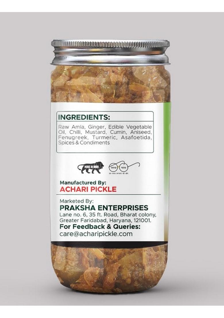 Achari Pickles Amla With Ginger Pickle Punjabi 400 Gm Ghar Ka Achar