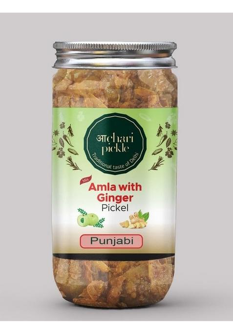 Achari Pickles Amla With Ginger Pickle Punjabi 400 Gm Ghar Ka Achar