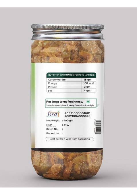 Achari Pickles Amla With Ginger Pickle Punjabi 400 Gm Ghar Ka Achar