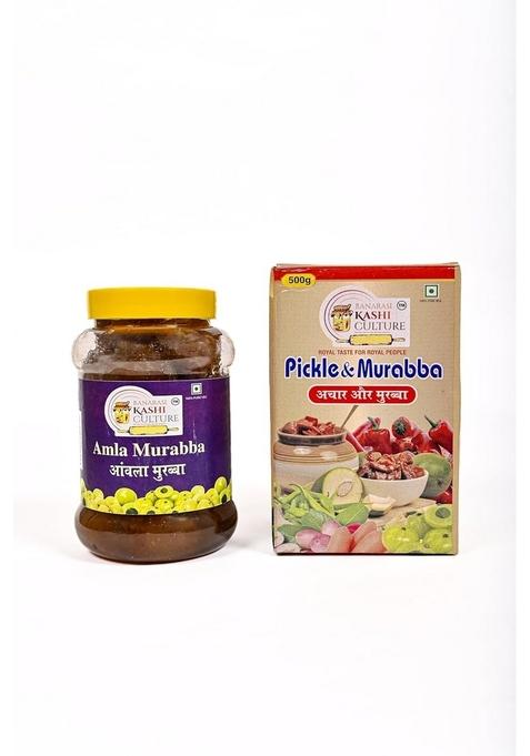 Banarasi Kashi Culture Awala Murabba | Premium Amla Fruit Preserves With Carefully Selected Spices For Enhanced Flavor 500Gm