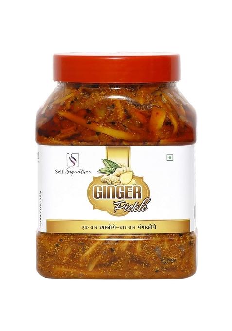 Self Signature Homemade Organic Ginger Pickle Adarak Achaar 1Kg
