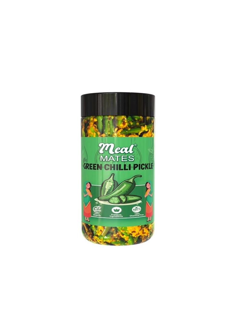 Meal Mates Green Chilli Pickle 100 Natural Ingredients Chemical Free 1 Kg 250 Gm
