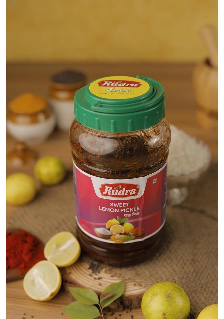 Rudra Sweet Lemon Pickle 1 Kg Jar