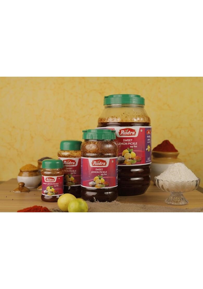 Rudra Sweet Lemon Pickle 1 Kg Jar