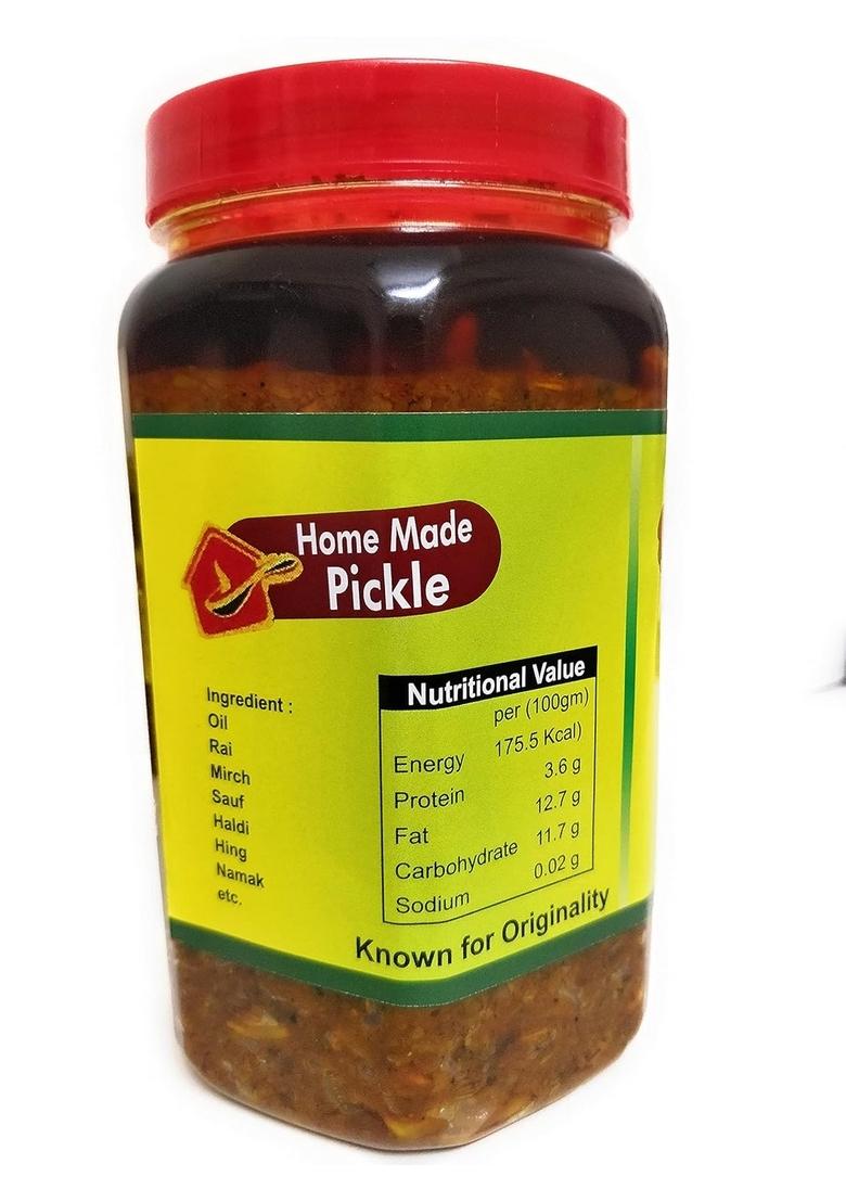 Nani'S Pickles Garlic Lehsun Pickle 1 Kg Pack Marwadi Style Home Made Without Chemical Preservative