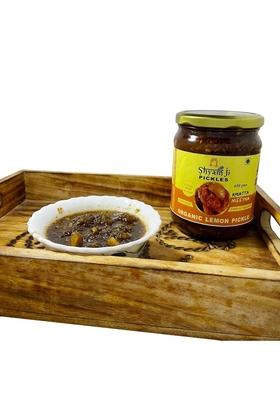 Shyam Ji Pickles Organic Lemon Pickle | Khatta Meetha Homemade No Preservatives Authentic Rajasthani Taste 650 Gm