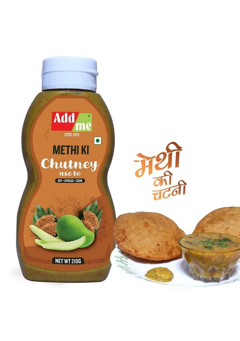Add Me Khatti Meethi Sonth Chutney 240 G Addme Mixed Pickle 210 Methi Dana Achar 3 Bottles 660 Gm