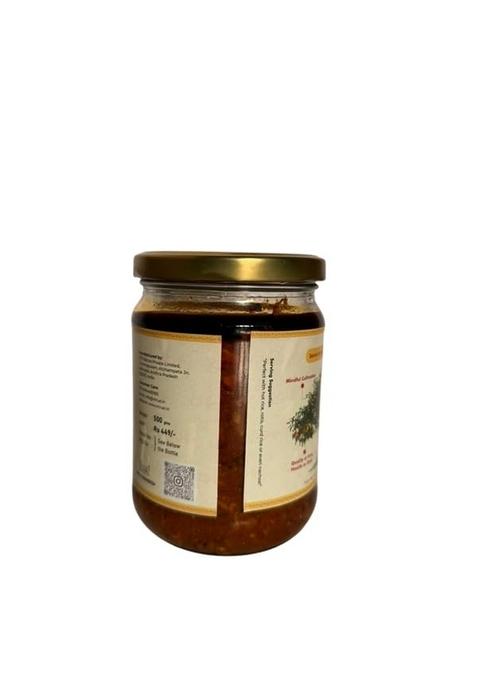 Vtrue Mango Magaya Pickle | Authentic Andhra Recipe Sun Dried Flavor Tangy Spicy Blend Smooth Texture With Aromatic Spices Ideal Curd Rice And Meals 200 G