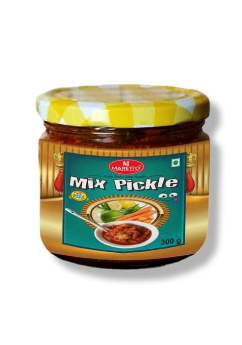 Maretto || Mixed Vegetable Pickles Homemade Pickle With Indian Traditional Spices 300 G