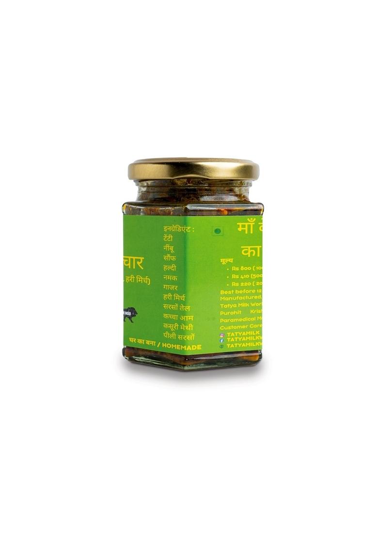 Tatya Milk Works Village Farm Homemade Mix Achar | Traditional Mixed Pickle No Preservatives 100 Natural Taste 200 Grams