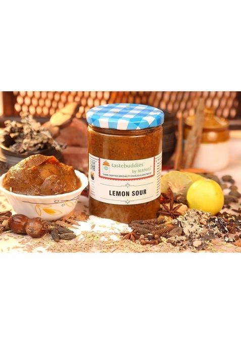 Tastebuddies By Madhu Madhu® Lemon Sour Pickle 450 Gm Handcrafted Homemade A Unique Traditional Recipe Fresh Nimbus Prepared With Loads Of Spices Must Have In Indian Homes