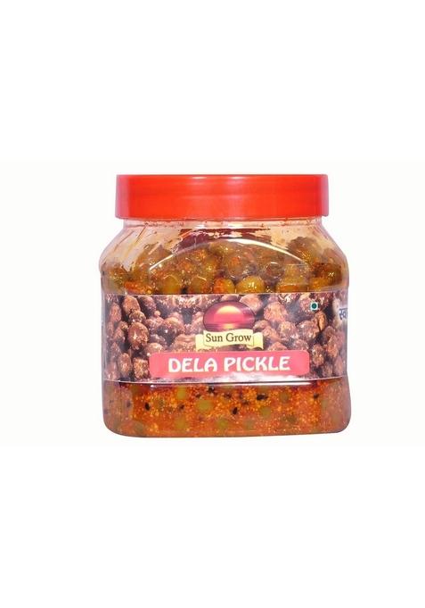 Sun Grow Food Maa Ka Hath Mother Made Homemade Masalo Se Bana Chatpata Rajasthani Ker Achar Dela Pickle 500Gm Real Taste Of ||Traditional Marwadi Flavor Tasty Spicy ||