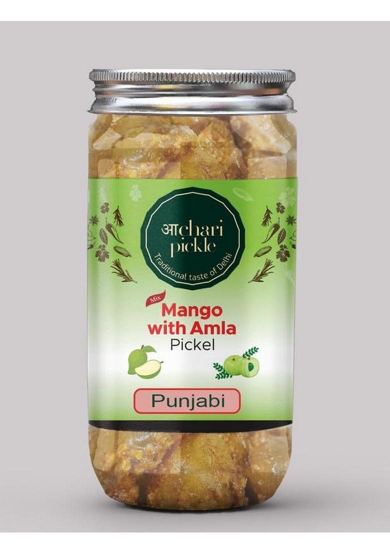 Achari Pickles Mango With Amla Mix Pickle Punjabi 400 Gm Ghar Ka Achar