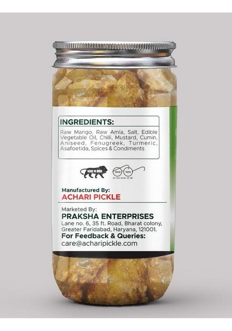 Achari Pickles Mango With Amla Mix Pickle Punjabi 400 Gm Ghar Ka Achar