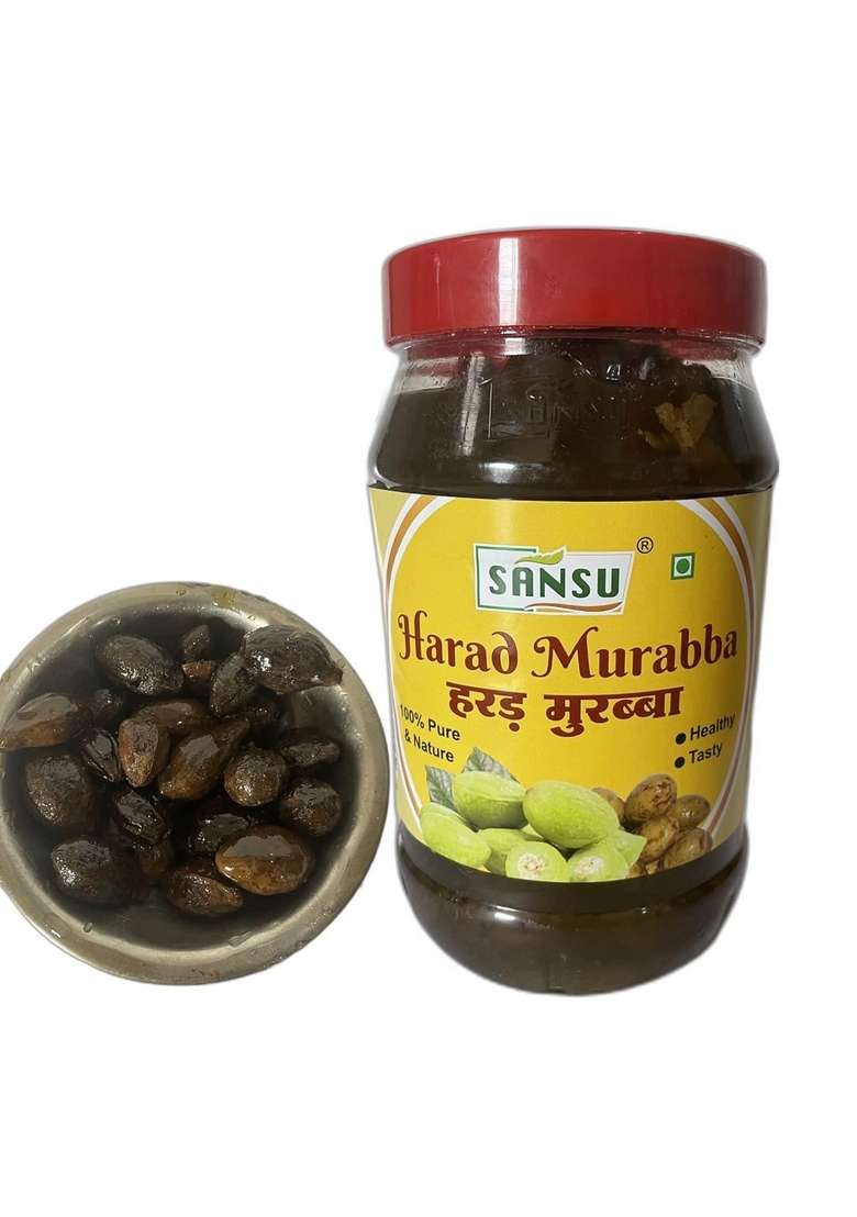 Sansu Homemade Organic Harad Murabba 500 Gm - Indya