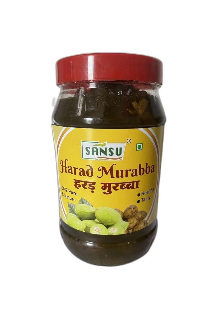 Sansu Homemade Organic Harad Murabba 500 Gm - Indya