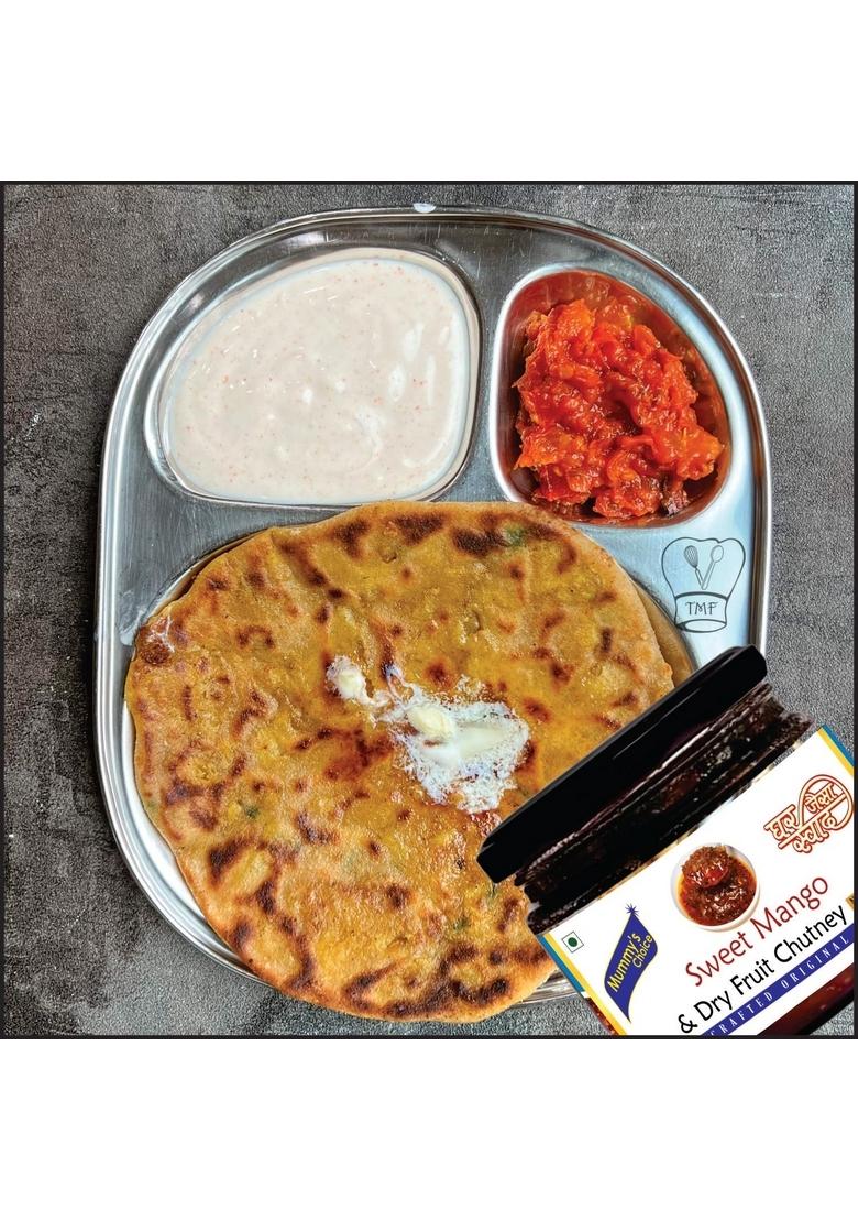 Mummy'S Choice Raw Mango Chutney | Sweet Spicy Aam Chunda Khatti Meethi Ki Perfect For Parathas Snacks Meals Made With Farm Fresh Mangoes Without Oil Jam |Traditional Recipe Homemade And Sour 250Gm