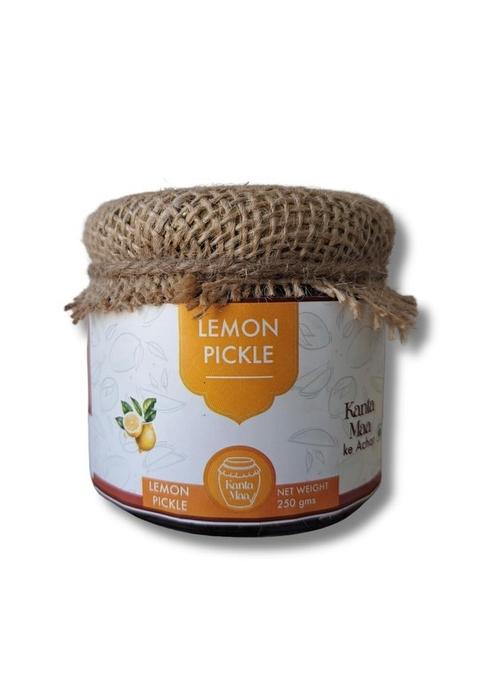 Kanta Maa Lemon Pickle | Natural Homemade Taste Hygienic Preparation Packing 250G
