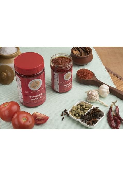 Gita'S Homemade Authentic Andhra Style Spicy Tomato Pickle 250Gm
