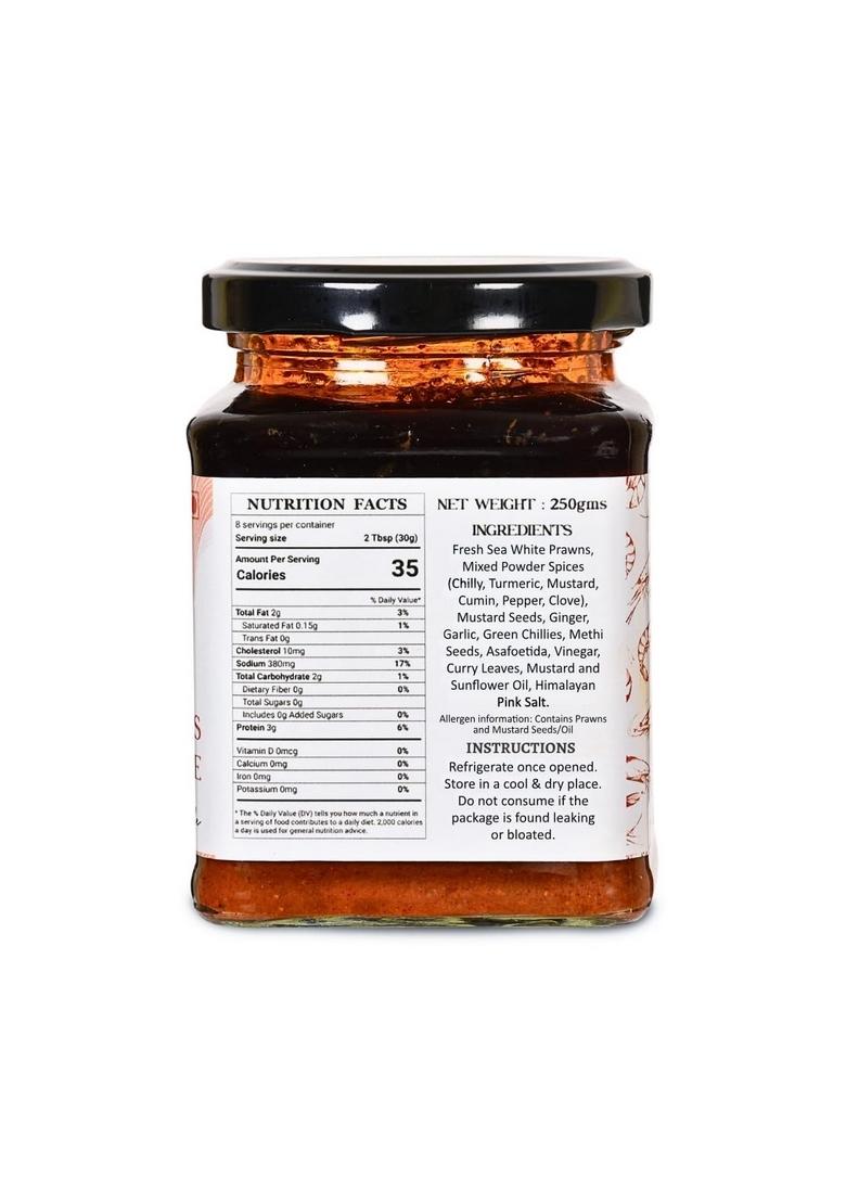 Mai'S Lonche Non Veg Prawns And King Fish Combo Pack | Seafood Healthy Pickles No Preservative Pickle 250 Gms X 2 Of