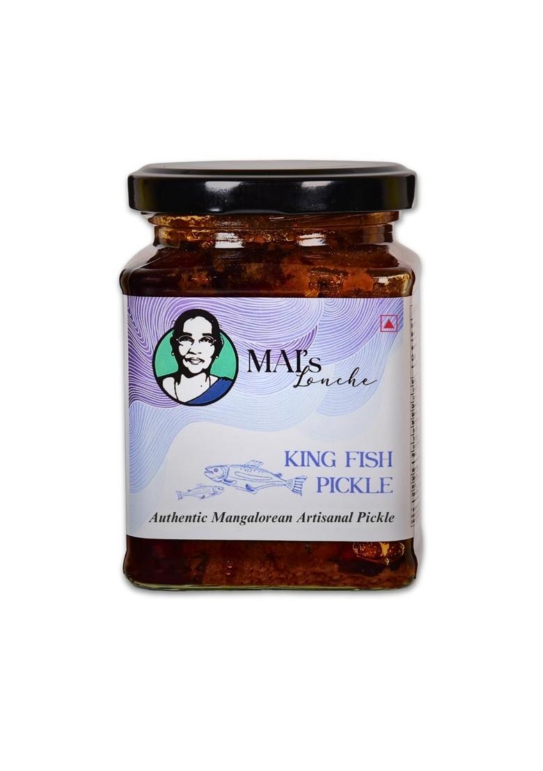 Mai'S Lonche Non Veg Prawns And King Fish Combo Pack | Seafood Healthy Pickles No Preservative Pickle 250 Gms X 2 Of