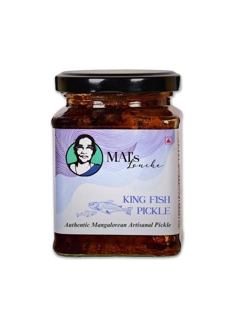 Mai'S Lonche Non Veg Prawns And King Fish Combo Pack | Seafood Healthy Pickles No Preservative Pickle 250 Gms X 2 Of