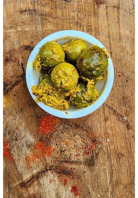 Laveena'S Tripti Meerut Special Lasoda Gunda Pickle 400Gm | Ka Achar Lasode In Jar