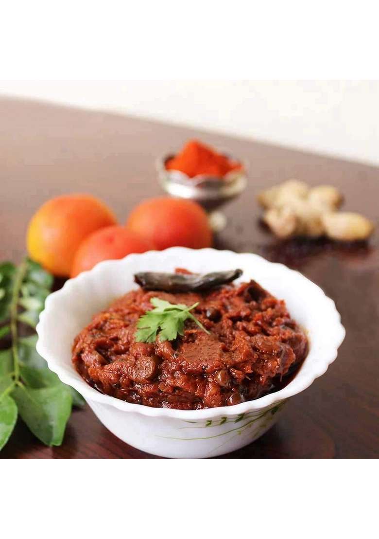 Sitara Foods Tomato Pickle Tamota Aachar Without Garlic Home Made 1000 Grams Bag - Indya
