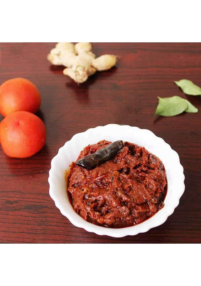 Sitara Foods Tomato Pickle Tamota Aachar Without Garlic Home Made 1000 Grams Bag - Indya