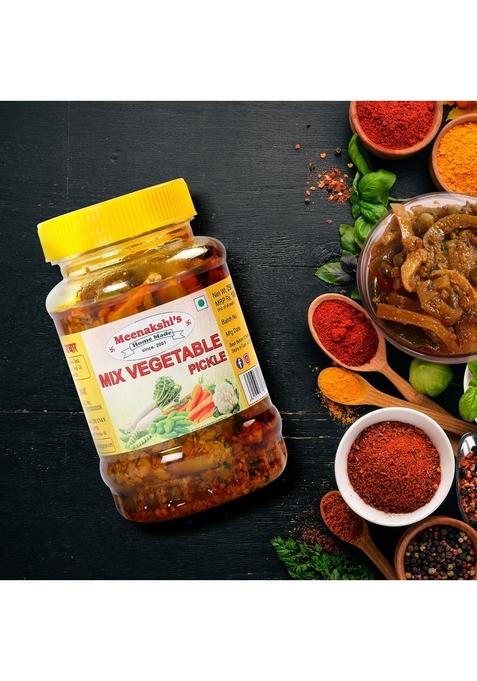 Meenakshi'S Home Made Mix Sabzi Vegetable Achar | A Medley Of Flavors 100 Natural No Preservatives Fresh Pickles With Mother'S Love 250G Pack 2