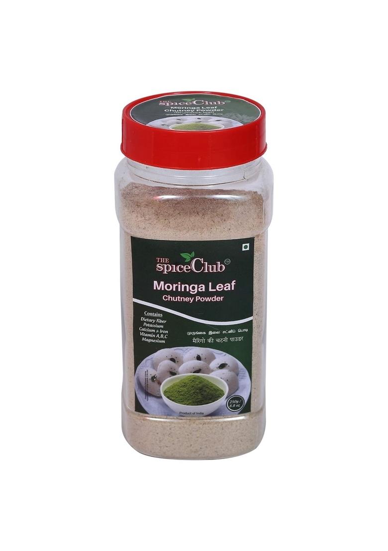 The Spice Club Moringa Leaf Chutney Powder 250G | Instant Flavor Boost Kitchen Shortcut Chef Inspired Mix Aromatic Symphony Freshly Ground Fusion Homestyle Blend Perfect Harmony Mixed Spices All In One Fresh