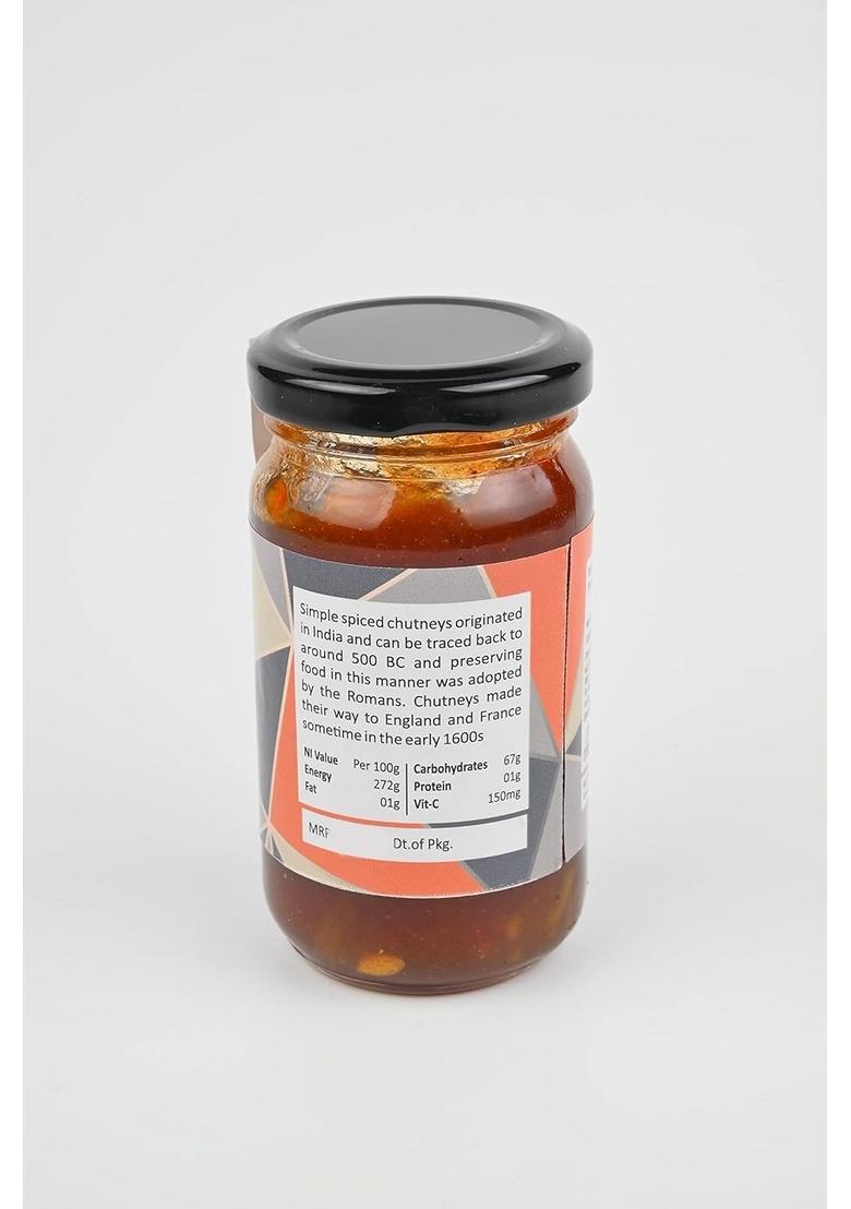 The Date House Fruit Chutney | Sweet And Sour Natural Healthy| No Artificial Preservatives Or Flavors 100 Plastic Free Packaging Mouth Watering 225 Gm Pack Of 1