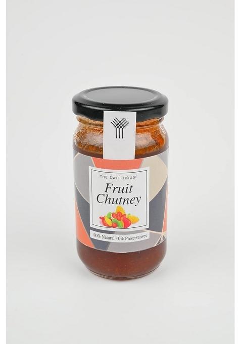 The Date House Fruit Chutney | Sweet And Sour Natural Healthy| No Artificial Preservatives Or Flavors 100 Plastic Free Packaging Mouth Watering 225 Gm Pack Of 1