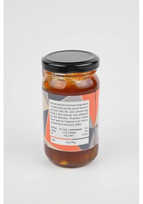 The Date House Fruit Chutney | Sweet And Sour Natural Healthy| No Artificial Preservatives Or Flavors 100 Plastic Free Packaging Mouth Watering 225 Gm Pack Of 1