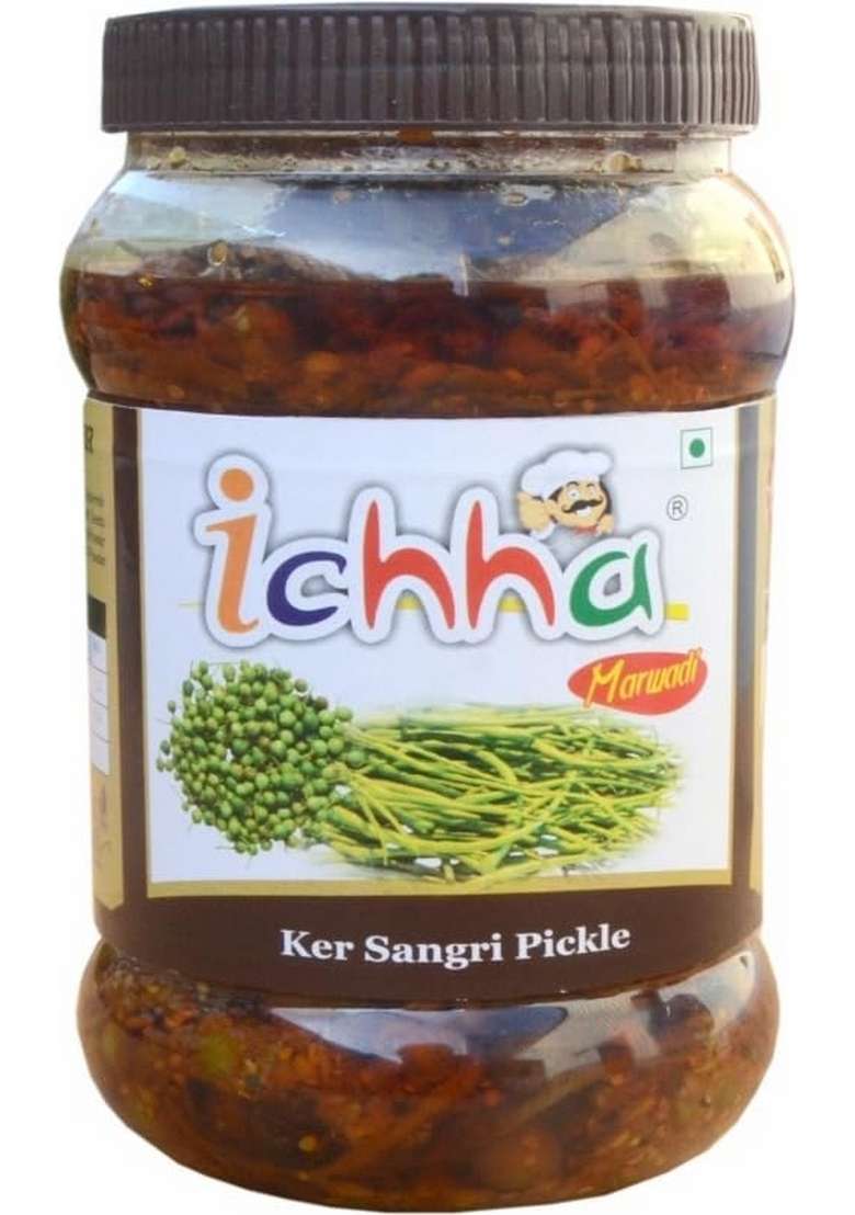 Ichha Special Marwadi Natural Fresh Homemade Ker Sangari Pickle 1Kg Achar - Indya
