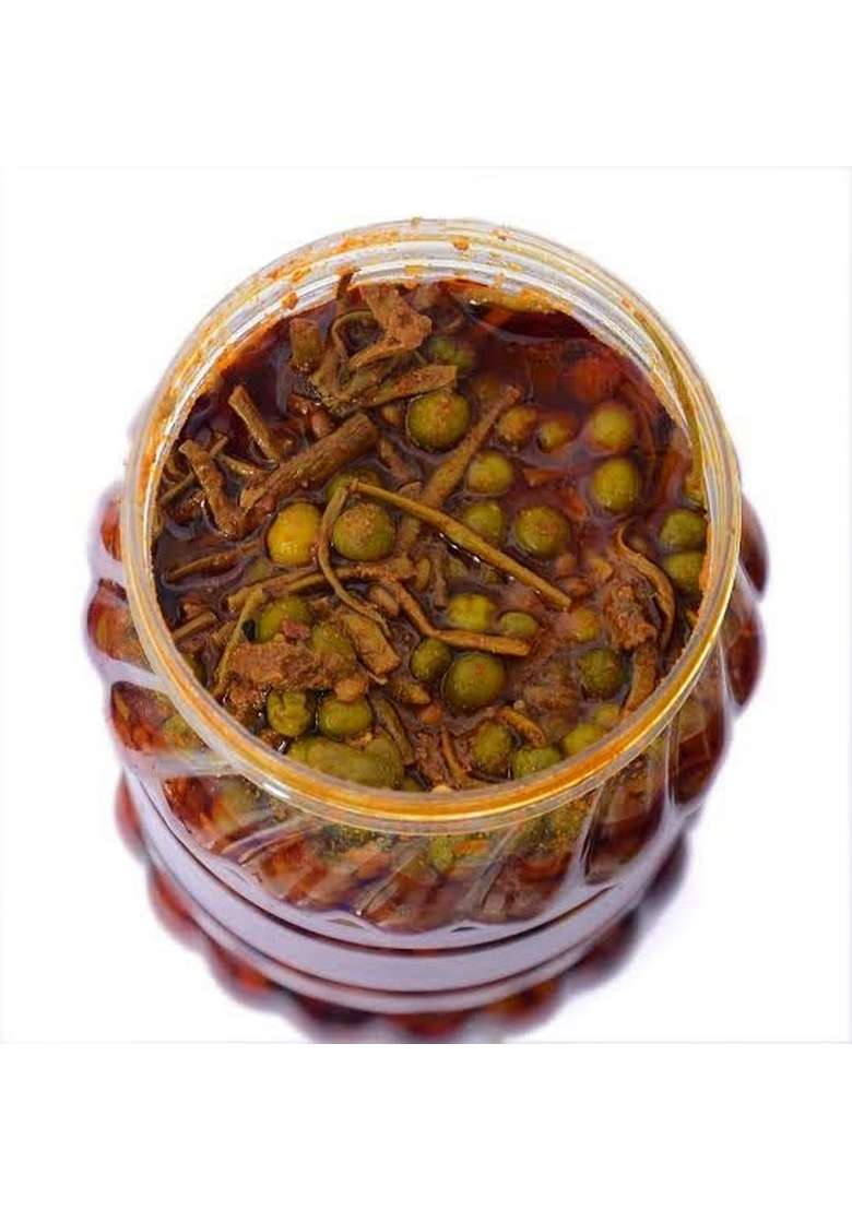 Ichha Special Marwadi Natural Fresh Homemade Ker Sangari Pickle 1Kg Achar - Indya