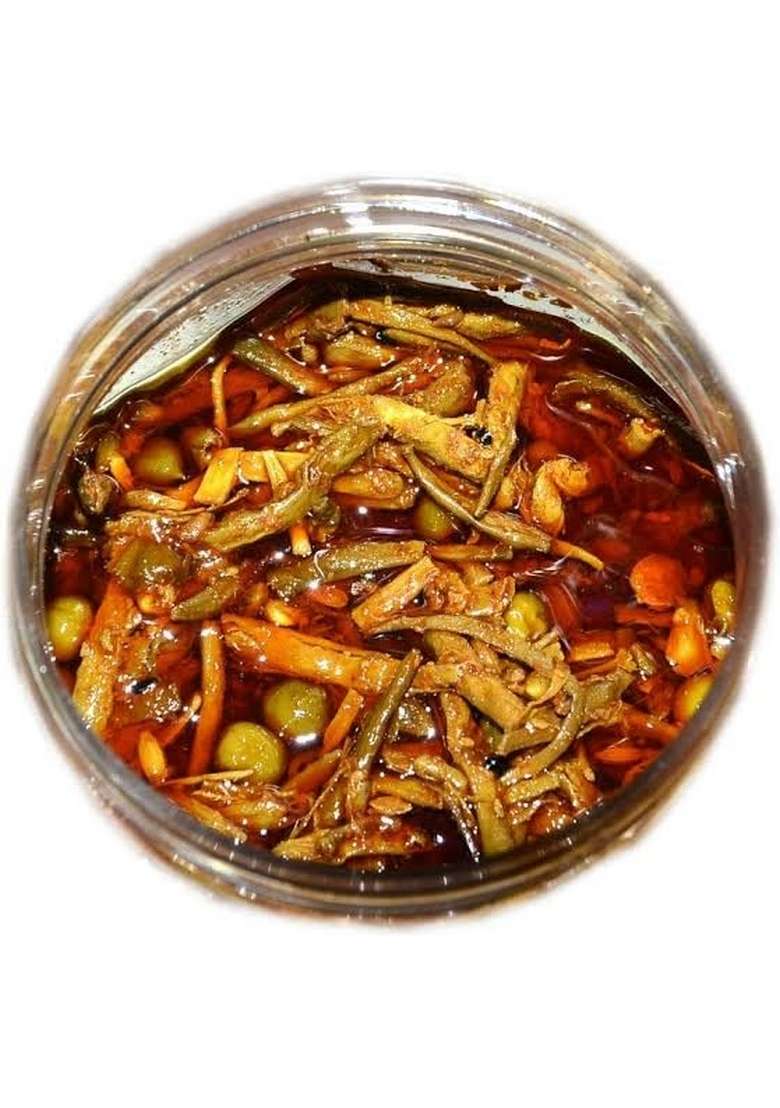 Ichha Special Marwadi Natural Fresh Homemade Ker Sangari Pickle 1Kg Achar - Indya