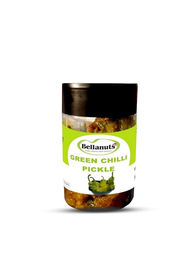 Bellanuts Green Chilli Pickle 400G I A Perfect Balance Of Spicy Tangy And Savory Flavors