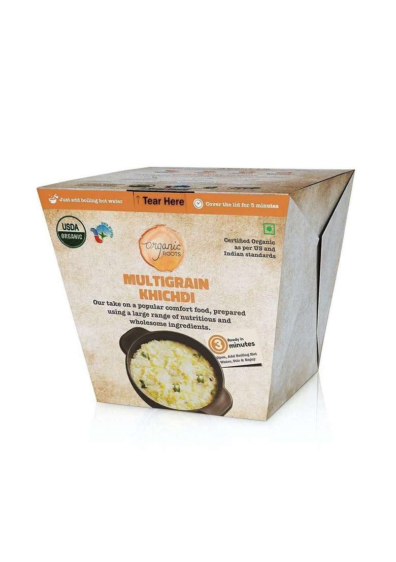 Organic Roots Multigrain Khichdi 55 Gm Roasted Tomato Chutney 30 Combo Superfood Instant Food Healthy Ready To Eat Traditional Flavors No Msg Preservatives - Indya