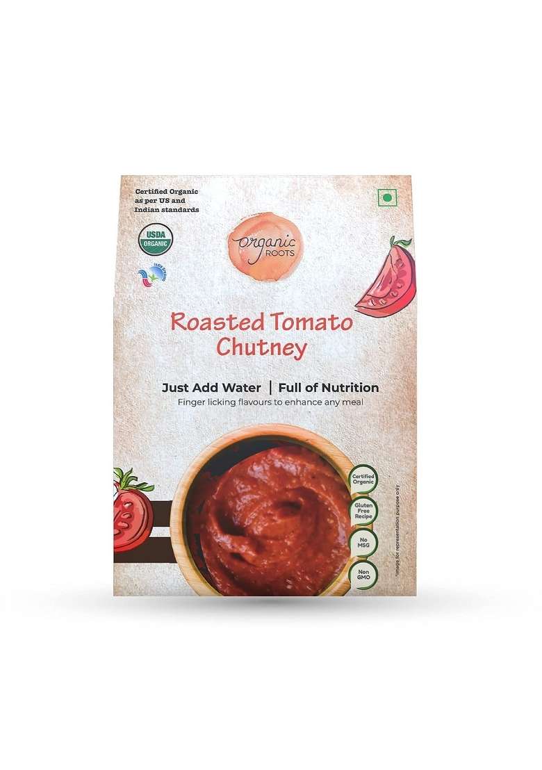 Organic Roots Multigrain Khichdi 55 Gm Roasted Tomato Chutney 30 Combo Superfood Instant Food Healthy Ready To Eat Traditional Flavors No Msg Preservatives - Indya