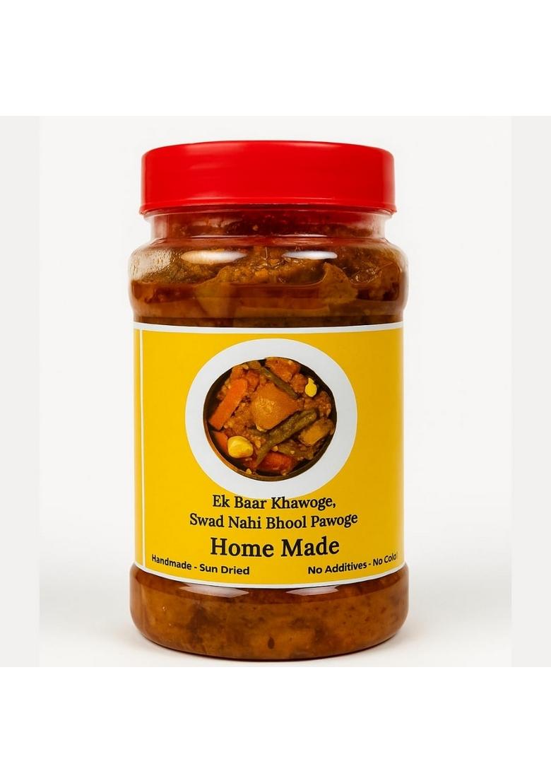 Champaran Achar Mix Pickle | Traditional Indian Mixed Vegetable Homemade Taste Authentic Recipe 500G