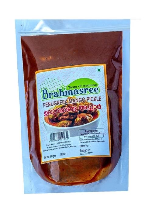 Brahmasree Fenugreek Mango Pickle 500 Grams This Tantalising Is A Perfect Blend Of Ripe Mangoes