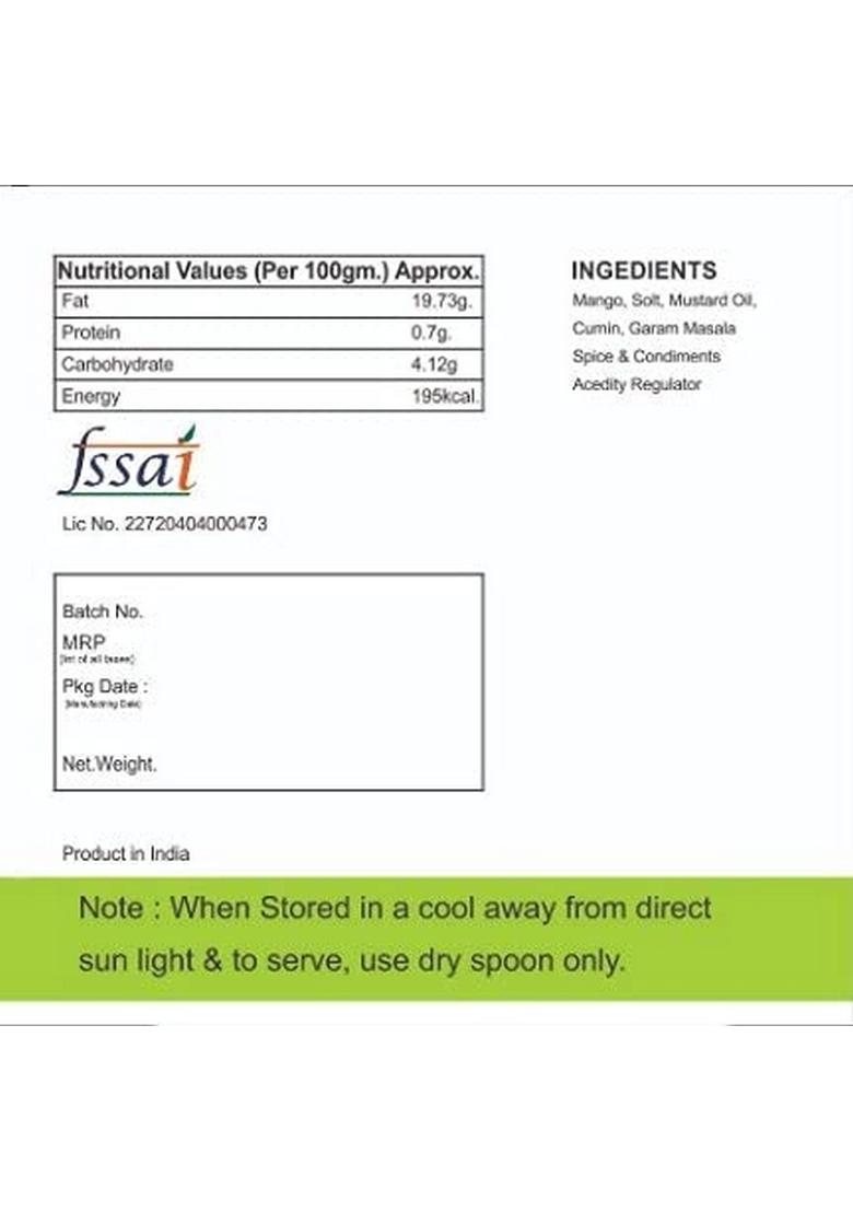 Naturearth Pachranga Mixed Pickle Achaar | Mix Achar Home Made Original Taste Pantry Must Have || 1200|| Pack Of 2 800 Gm 400