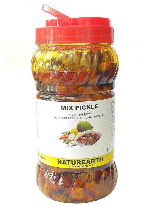 Naturearth Pachranga Mixed Pickle Achaar | Mix Achar Home Made Original Taste Pantry Must Have || 1200|| Pack Of 2 800 Gm 400