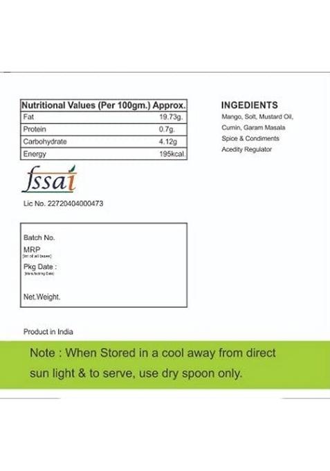 Naturearth Pachranga Mixed Pickle Achaar | Mix Achar Home Made Original Taste Pantry Must Have || 1200|| Pack Of 2 800 Gm 400