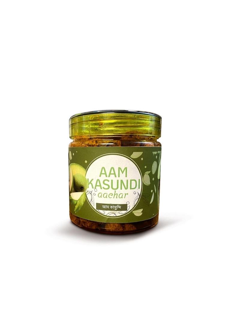Kvd Collection Mango In Mustard Sauce 250Gram Aam Kasundi Traditional Home Made Bengali Recipe No Artificial Colors Flavor'S And Preservatives