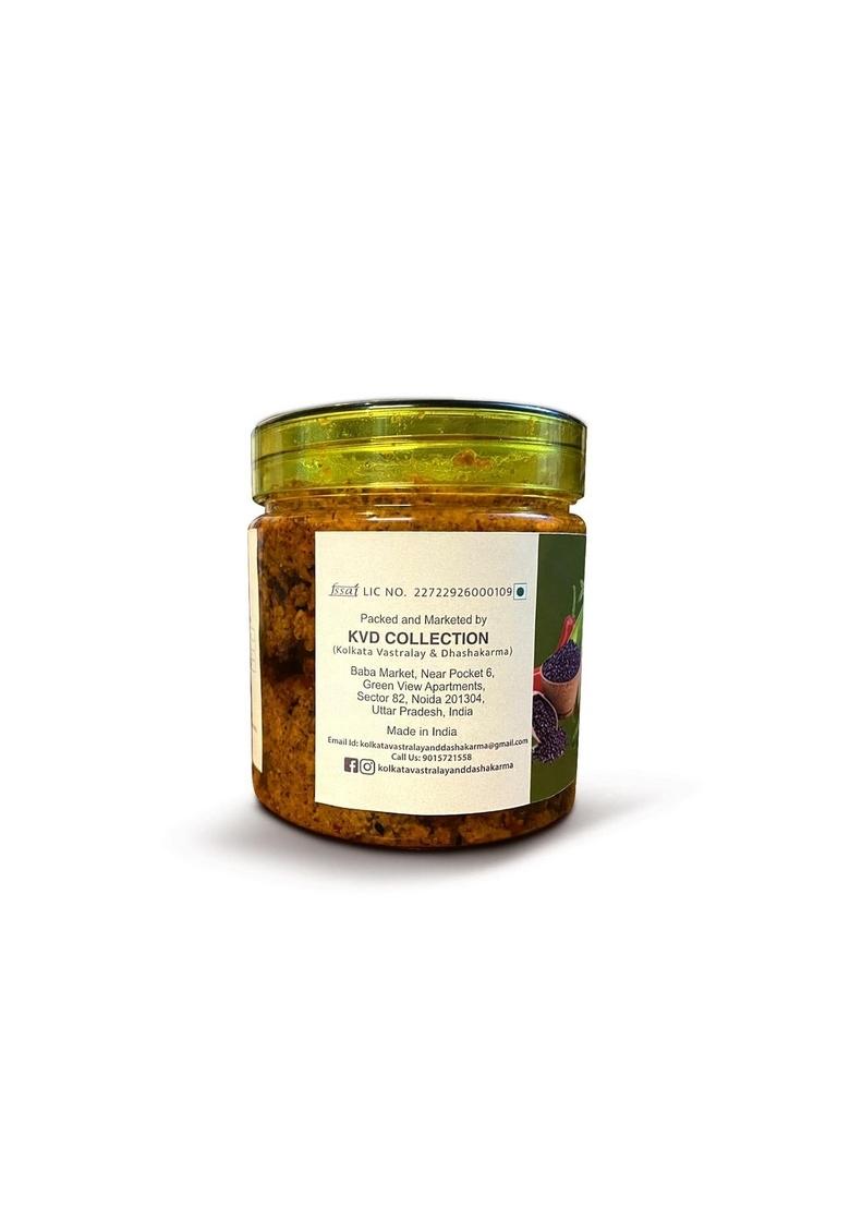 Kvd Collection Mango In Mustard Sauce 250Gram Aam Kasundi Traditional Home Made Bengali Recipe No Artificial Colors Flavor'S And Preservatives