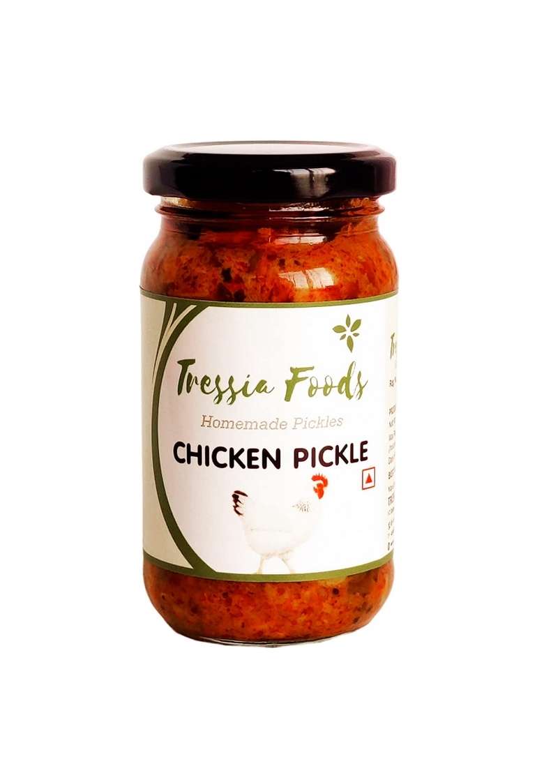 Tressia Foods Spicy Chicken Pickle Achaar Homemade Pickles Made In Small Batches 200G - Indya