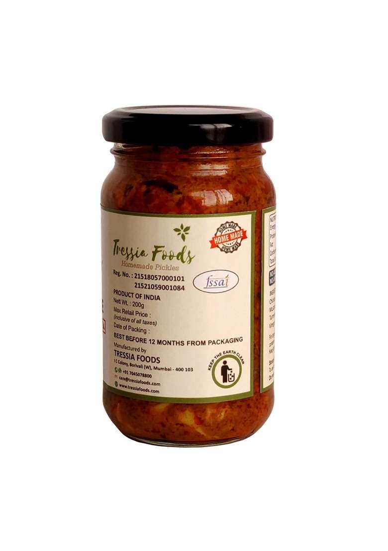 Tressia Foods Spicy Chicken Pickle Achaar Homemade Pickles Made In Small Batches 200G - Indya